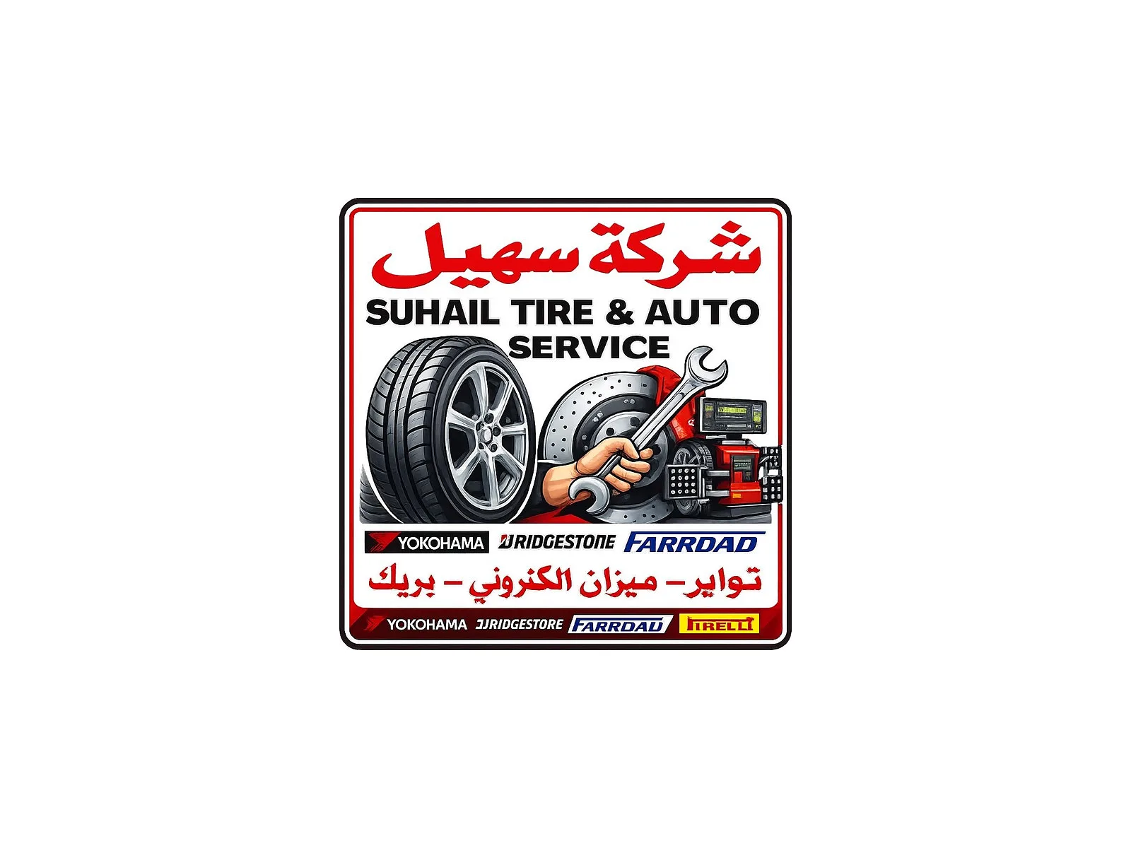 شركة سهيل لخدمات الإطارات والسيارات — صورة 1 من 3